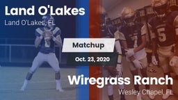 Matchup: Land O'Lakes High vs. Wiregrass Ranch  2020