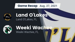 Recap: Land O'Lakes  vs. Weeki Wachee  2021