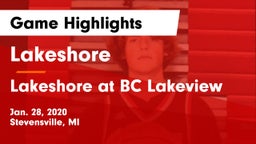 Lakeshore  vs Lakeshore at BC Lakeview Game Highlights - Jan. 28, 2020