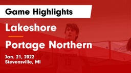 Lakeshore  vs Portage Northern  Game Highlights - Jan. 21, 2022