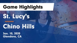 St. Lucy's  vs Chino Hills  Game Highlights - Jan. 10, 2020