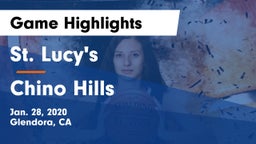 St. Lucy's  vs Chino Hills  Game Highlights - Jan. 28, 2020