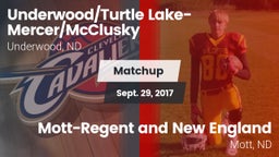 Matchup: Underwood/Turtle vs. Mott-Regent and New England  2017