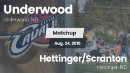 Matchup: Underwood High Schoo vs. Hettinger/Scranton  2018