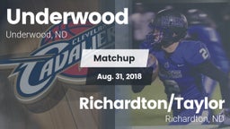 Matchup: Underwood High Schoo vs. Richardton/Taylor  2018