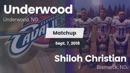 Matchup: Underwood High Schoo vs. Shiloh Christian  2018