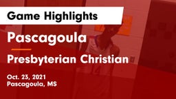 Pascagoula  vs Presbyterian Christian  Game Highlights - Oct. 23, 2021