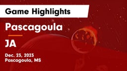 Pascagoula  vs JA Game Highlights - Dec. 23, 2023