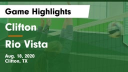 Clifton  vs Rio Vista  Game Highlights - Aug. 18, 2020