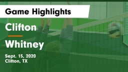 Clifton  vs Whitney  Game Highlights - Sept. 15, 2020