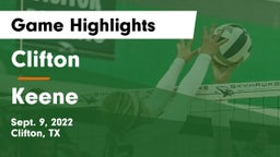 Clifton  vs Keene  Game Highlights - Sept. 9, 2022