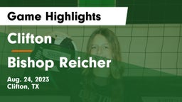 Clifton  vs Bishop Reicher  Game Highlights - Aug. 24, 2023