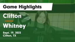 Clifton  vs Whitney  Game Highlights - Sept. 19, 2023