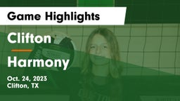 Clifton  vs Harmony Game Highlights - Oct. 24, 2023