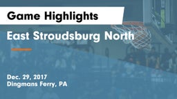 East Stroudsburg North  Game Highlights - Dec. 29, 2017