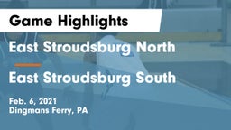 East Stroudsburg North  vs East Stroudsburg  South Game Highlights - Feb. 6, 2021