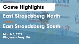 East Stroudsburg North  vs East Stroudsburg  South Game Highlights - March 3, 2021