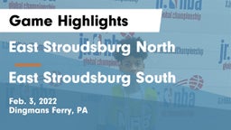 East Stroudsburg North  vs East Stroudsburg  South Game Highlights - Feb. 3, 2022