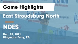 East Stroudsburg North  vs NDES Game Highlights - Dec. 28, 2021