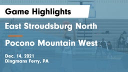 East Stroudsburg North  vs Pocono Mountain West  Game Highlights - Dec. 14, 2021