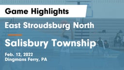 East Stroudsburg North  vs Salisbury Township  Game Highlights - Feb. 12, 2022