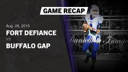 Recap: Fort Defiance  vs. Buffalo Gap  2015