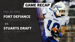 Recap: Fort Defiance  vs. Stuarts Draft  2016