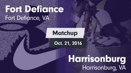 Matchup: Fort Defiance High vs. Harrisonburg  2016