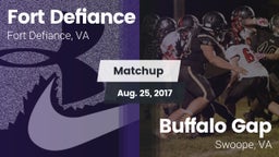 Matchup: Fort Defiance High vs. Buffalo Gap  2017
