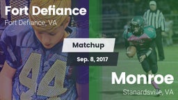 Matchup: Fort Defiance High vs. Monroe  2017