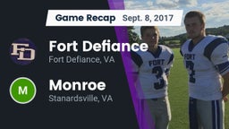 Recap: Fort Defiance  vs. Monroe  2017