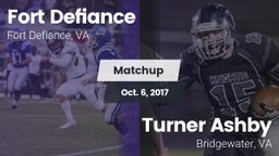 Matchup: Fort Defiance High vs. Turner Ashby  2017