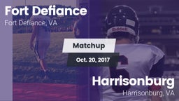 Matchup: Fort Defiance High vs. Harrisonburg  2017