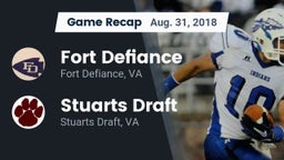 Recap: Fort Defiance  vs. Stuarts Draft  2018