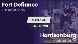 Matchup: Fort Defiance High vs. Harrisonburg  2018