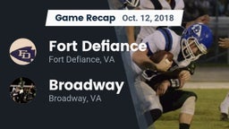 Recap: Fort Defiance  vs. Broadway  2018