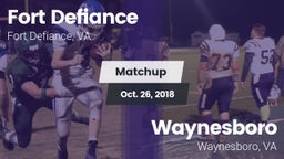 Matchup: Fort Defiance High vs. Waynesboro  2018