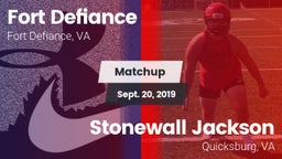 Matchup: Fort Defiance High vs. Stonewall Jackson  2019