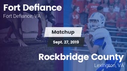 Matchup: Fort Defiance High vs. Rockbridge County  2019