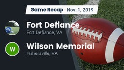 Recap: Fort Defiance  vs. Wilson Memorial  2019