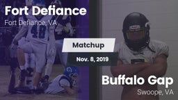 Matchup: Fort Defiance High vs. Buffalo Gap  2019