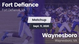 Matchup: Fort Defiance High vs. Waynesboro  2020
