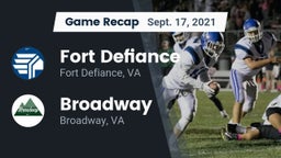 Recap: Fort Defiance  vs. Broadway  2021