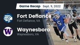 Recap: Fort Defiance  vs. Waynesboro  2022