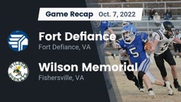 Recap: Fort Defiance  vs. Wilson Memorial  2022