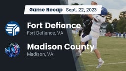Recap: Fort Defiance  vs. Madison County  2023