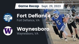 Recap: Fort Defiance  vs. Waynesboro  2023