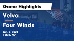 Velva  vs Four Winds Game Highlights - Jan. 6, 2020