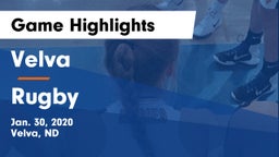 Velva  vs Rugby  Game Highlights - Jan. 30, 2020