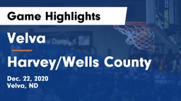 Velva  vs Harvey/Wells County Game Highlights - Dec. 22, 2020